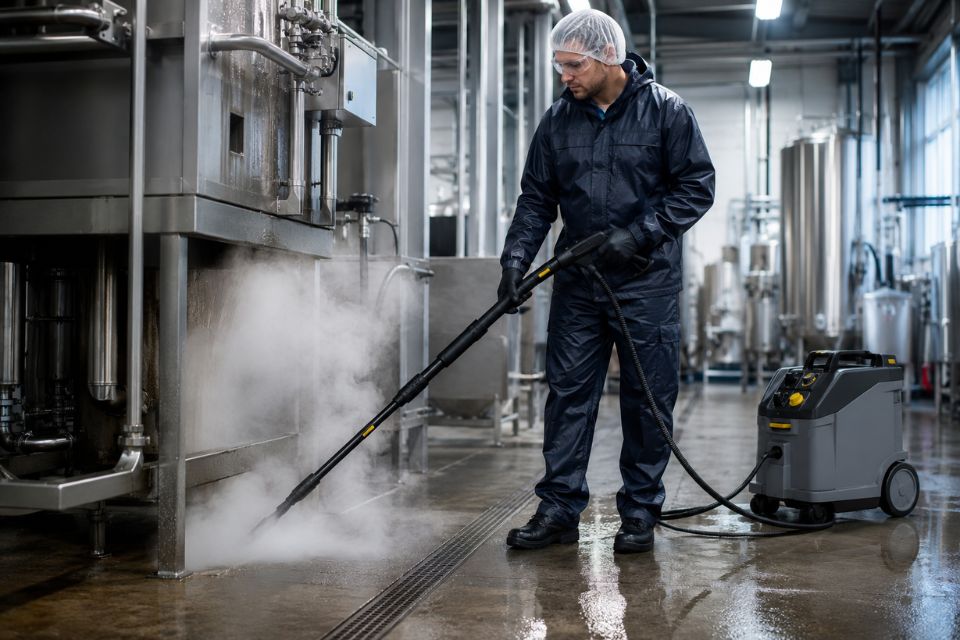 Le nettoyage industriel à la vapeur : plus écologique et plus efficace ?