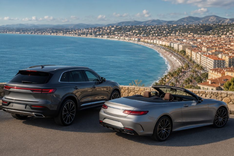 SUV premium ou cabriolet : quel véhicule choisir pour un séjour à Nice ?